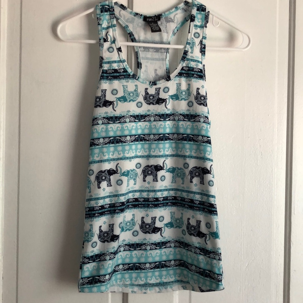Racer back tank top